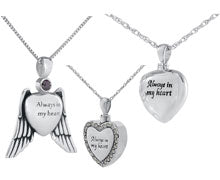 Silver Cremation Jewelry